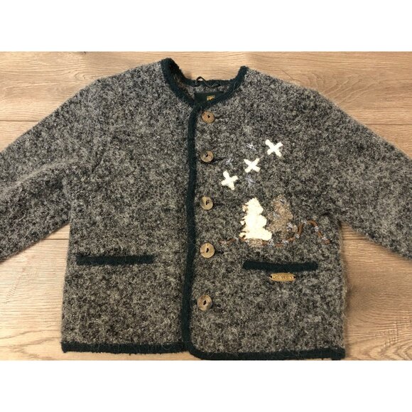 Giesswein Wool alpaca Austria Kids cardigan small - Picture 15 of 15